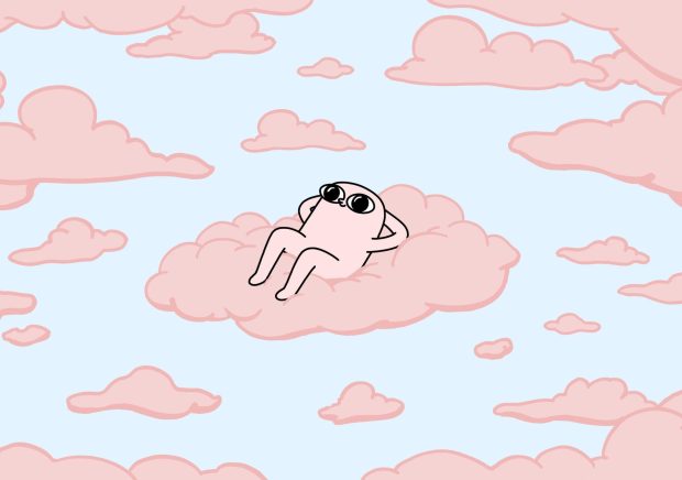 Cute Desktop Wallpaper HD Pink Cloud.