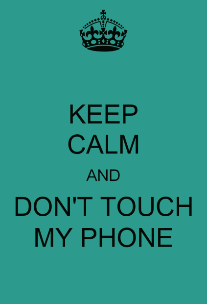 Cute Dont Touch My Phone Wallpaper HD Free download.