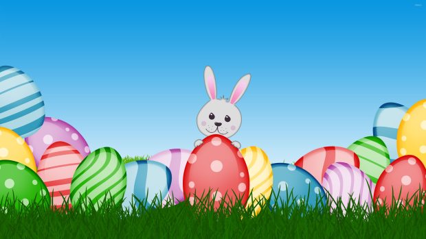 Cute Easter Bunny Wallpaper Free Download.