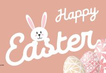 Cute Easter Wallpaper Aesthetic Pink Color.