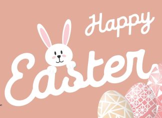 Cute Easter Wallpaper Aesthetic Pink Color.