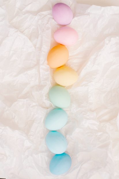 Cute Easter Wallpaper Rainbow Eggs.