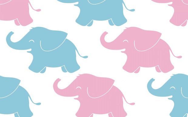 Cute Elephant Backgrounds for Windows.