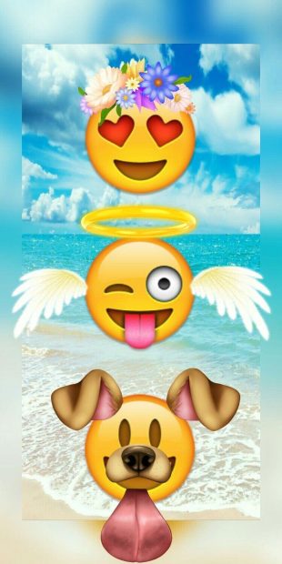 Cute Emoji Wallpaper Angels.