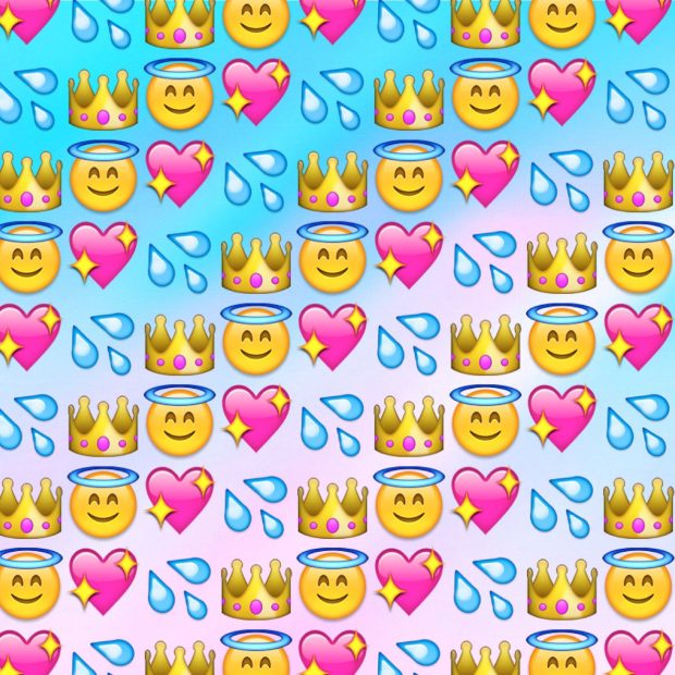 Cute Emoji Wallpaper Love Heart.