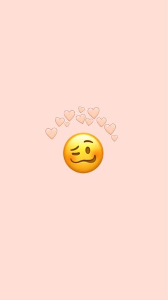 Cute Emoji Wallpaper Pink Pastel.