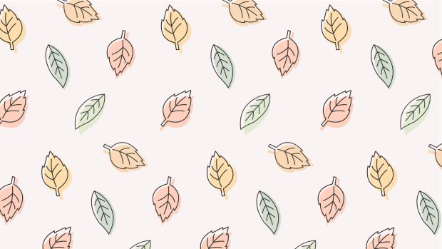 Cute Fall Aesthetic Desktop Wallpaper HD.