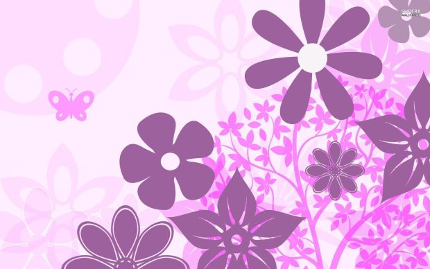 Cute Floral Backgrounds Desktop Free download.