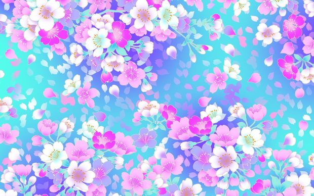Cute Floral Laptop Backgrounds Free download.