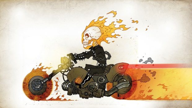 Cute Ghost Rider Wallpaper HD.