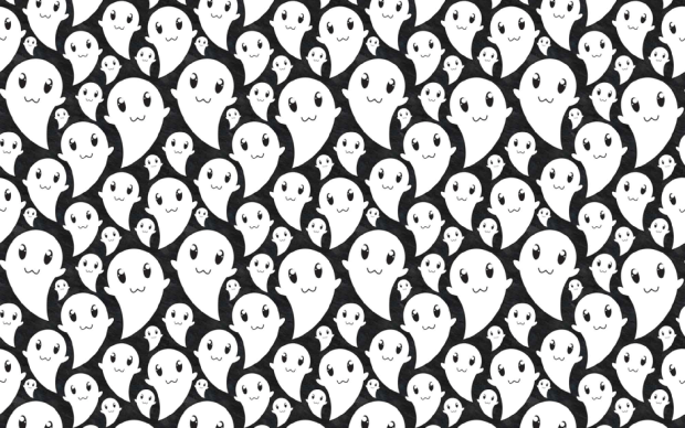 Cute Ghost Wallpaper.