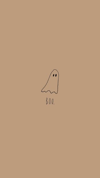 Cute Ghost Wallpaper for Mobile.