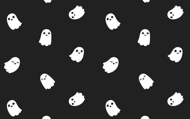 Cute Ghost Wallpaper for Windows.