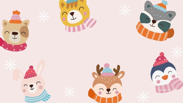 Cute Girly Winter Wallpaper HD.