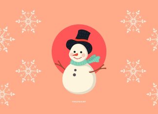 Cute Girly Winter Wallpaper for Desktop.