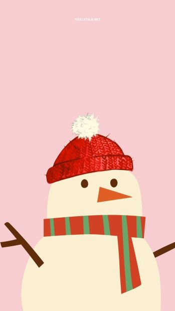 Cute Girly Winter iPhone Wallpaper Free Download.
