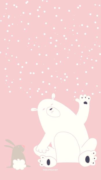 Cute Girly Winter iPhone Wallpaper HD.