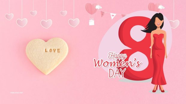 Cute Happy Womens Day Wallpaper HD.