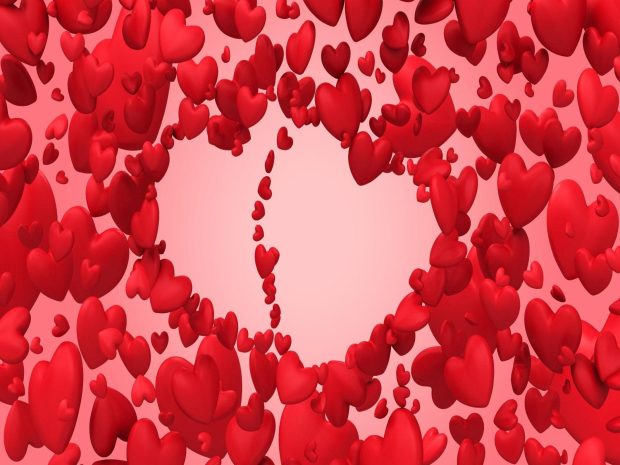 Cute Hearts Background.