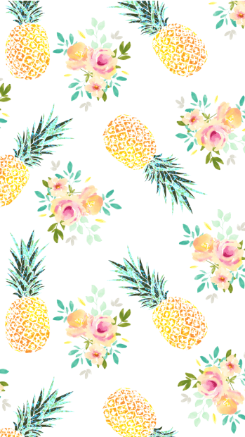 Cute Iphone HD Wallpaper Free download Pineapple.