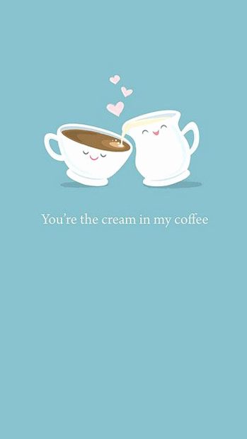 Cute Iphone Wallpaper HD Coffee Morning.