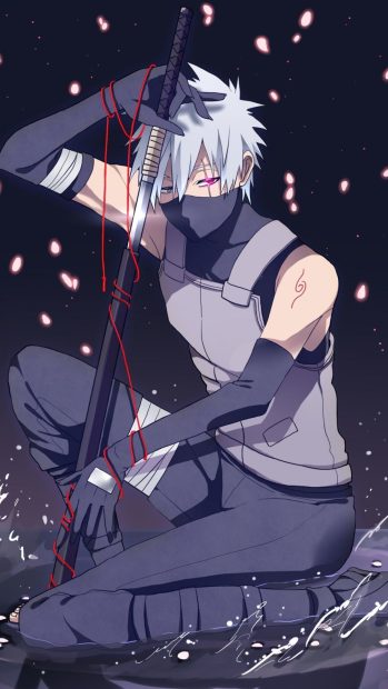 Cute Kakashi Background.