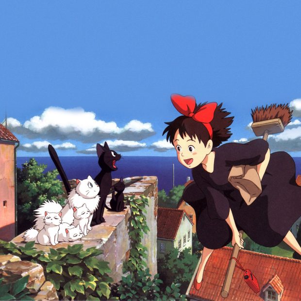 Cute Kiki s Delivery Service Background.