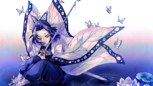 Cute Kimetsu No Yaiba Background.