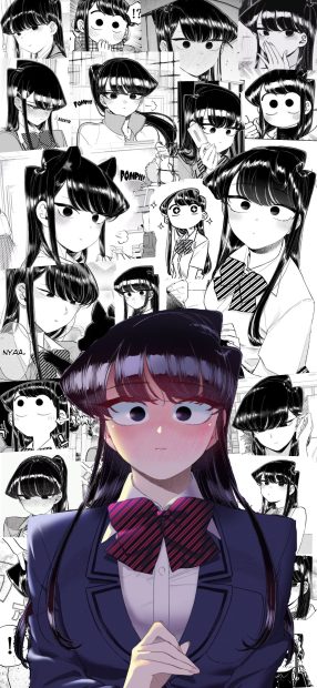 Cute Komi Can t Communicate Background.