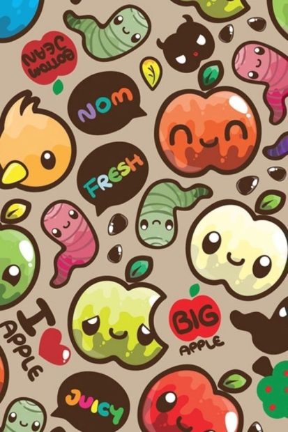 Cute Lock screen Wallpaper HD Apple.