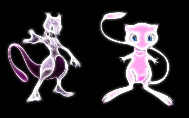 Cute Mewtwo Background.