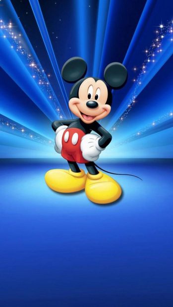 Cute Mickey Mouse Background.