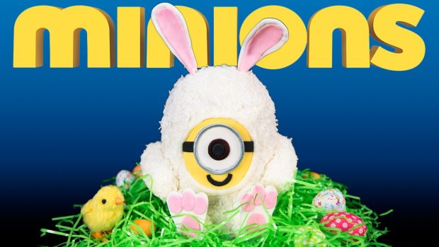 Cute Minion Easter Wallpaper HD 1080p.