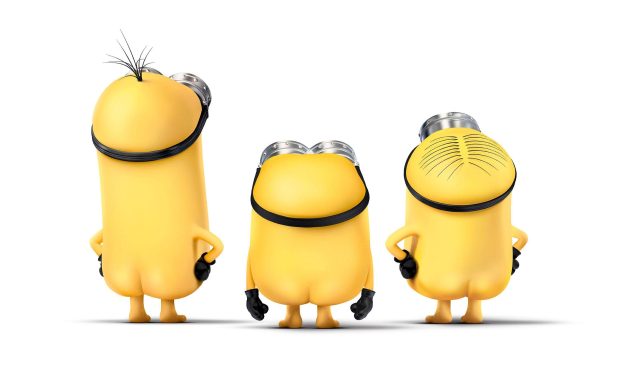 Cute Minions Background.