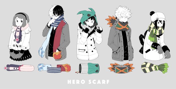 Cute My Hero Academia Wide Screen Wallpaper.