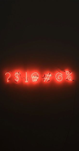 Cute Neon Background.