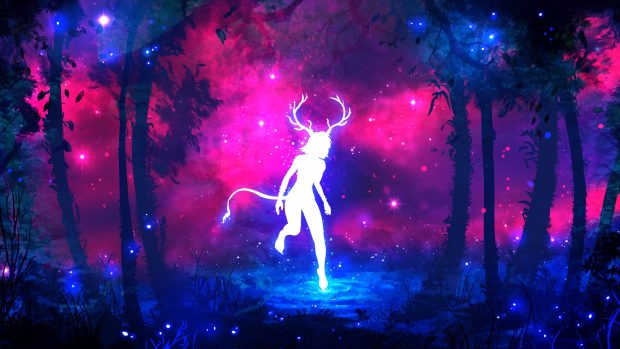 Cute Neon Wallpaper.