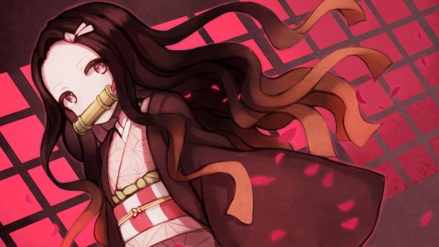 Cute Nezuko Background.