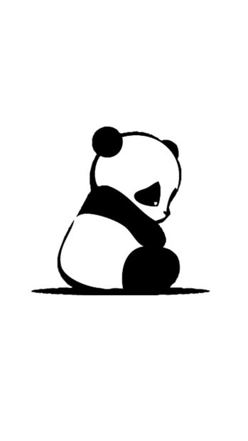 Cute Panda Wallpaper HD Minimalist.