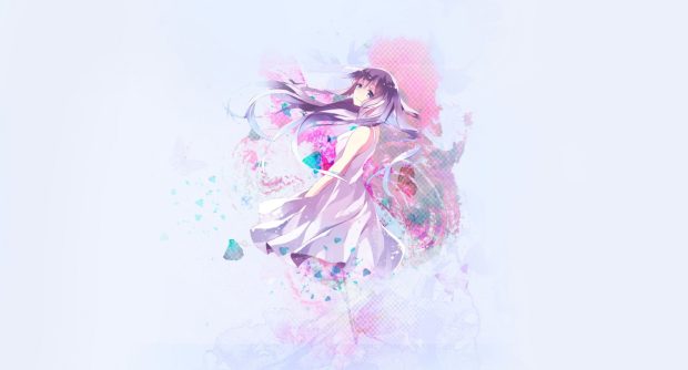 Cute Pastel Backgrounds Anime Girl.