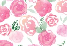 Cute Pastel Backgrounds Flower Art.