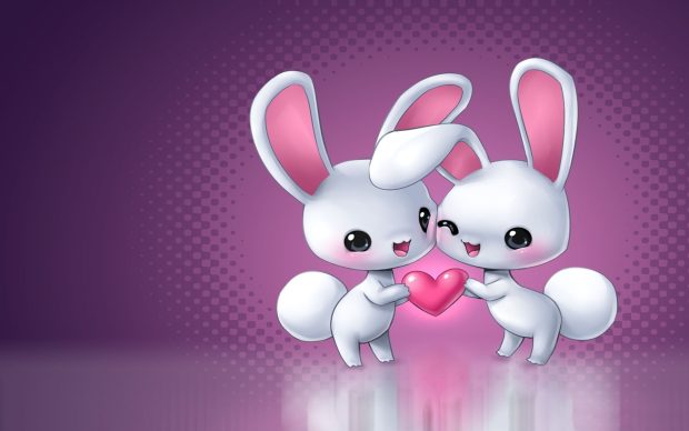 Cute Pics For Wallpaper Couple Bunny.