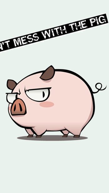 Cute Pig Backgrounds 1080x1920.