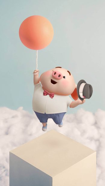 Cute Pig Backgrounds for Android.