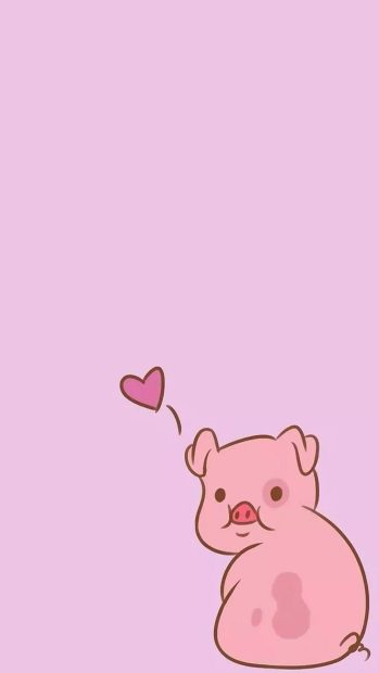 Cute Pig Backgrounds for Mobile.