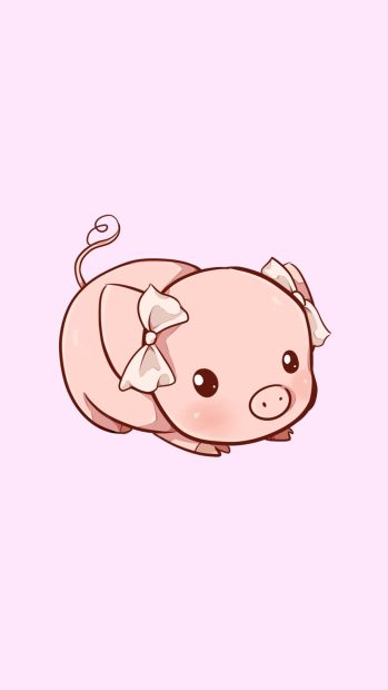 Cute Pig Backgrounds for iPhone.