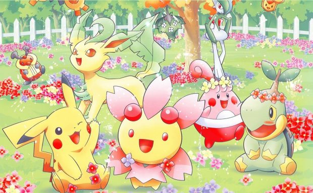 Cute Pokemon Desktop Wallpaper.