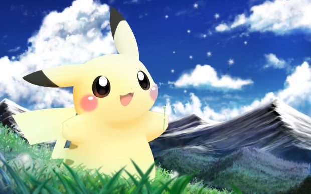 Cute Pokemon Pikachu Wallpaper HD.