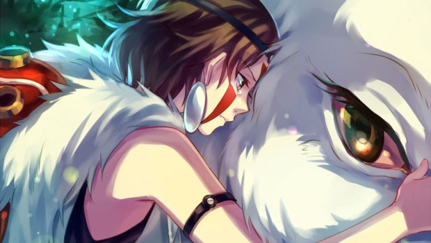 Cute Princess Mononoke Background.