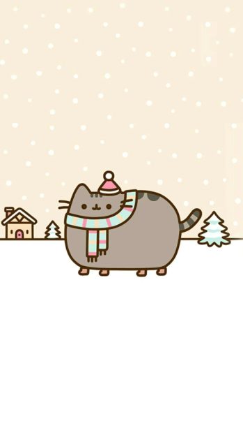 Cute Pusheen Background.